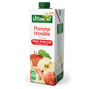 Jus de pomme en bouteille